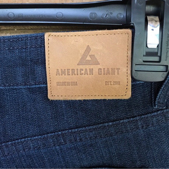 American Giant 218 Skinny Jeans in Mountain Wash Size 26 - Picture 7 of 12